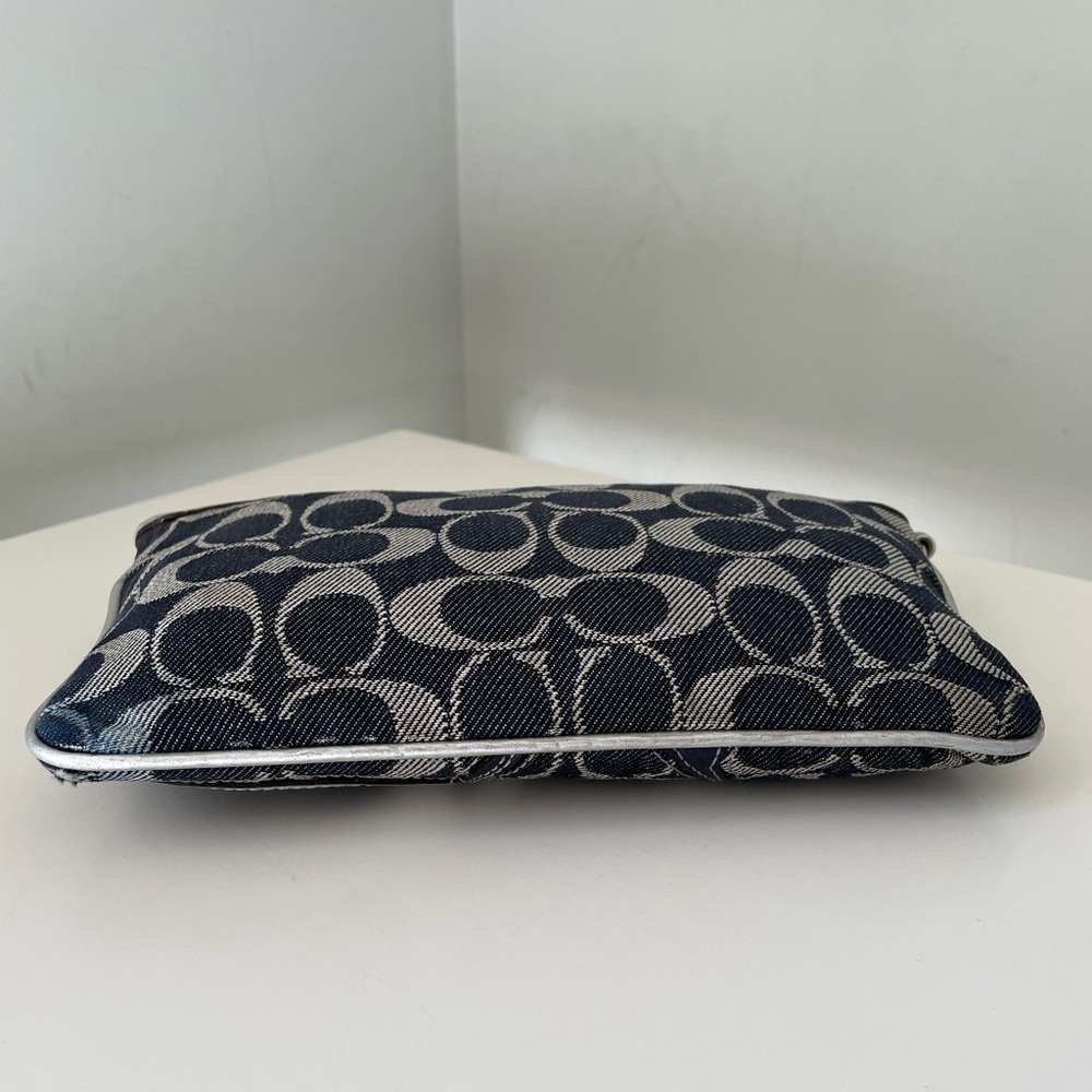 Coach Denim Pouch | Wristlet Mini Bag - Picture 3 of 15